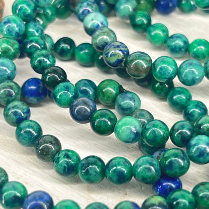 Azurite //  Malachite //  6mm // Bracelet