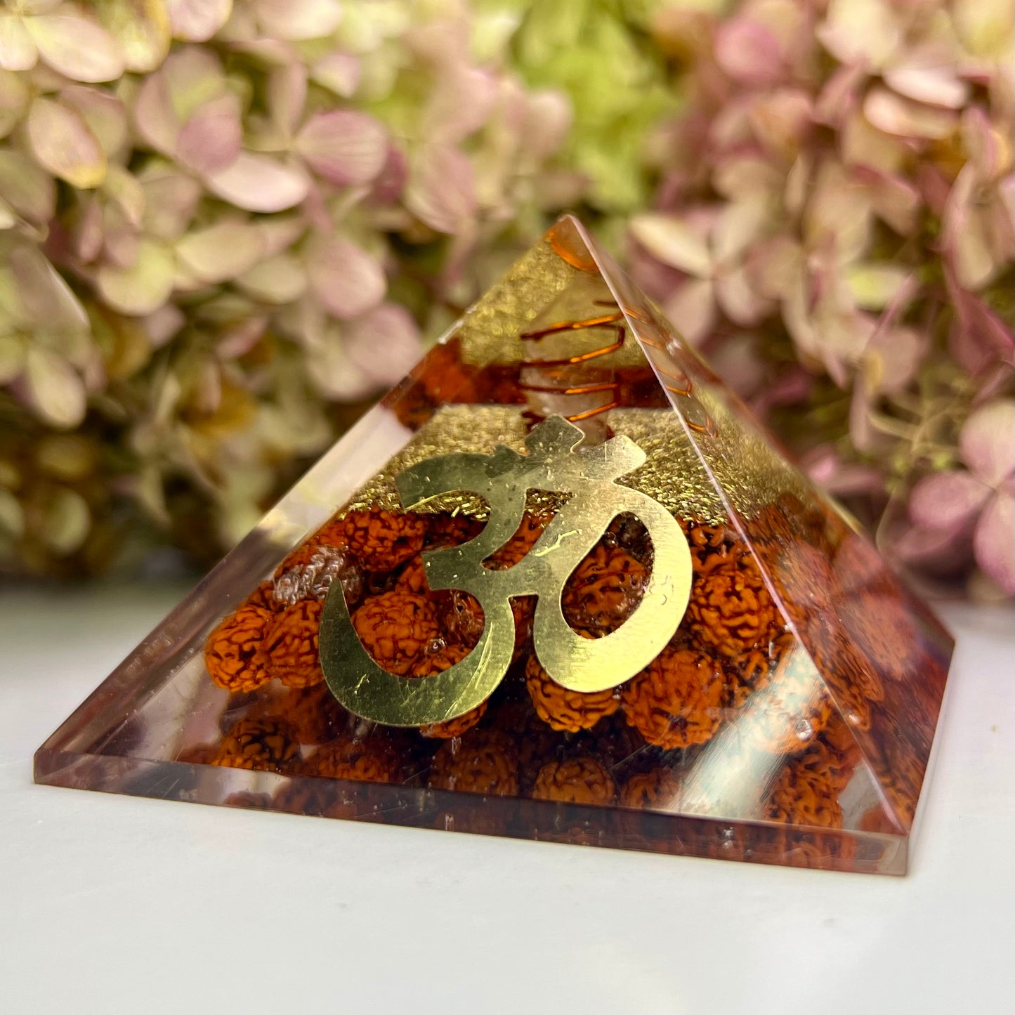 Rudraksha // OM // Orgonite // Pyramid