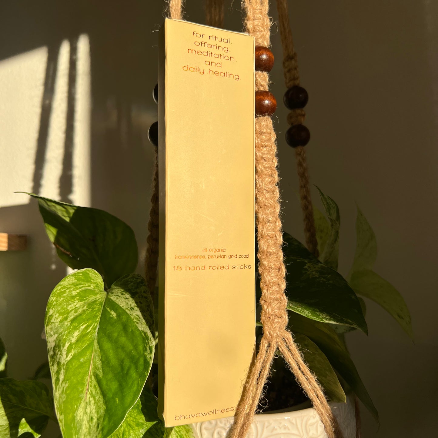 Frankincense + Copal Incense // Bhava Wellness // Organic