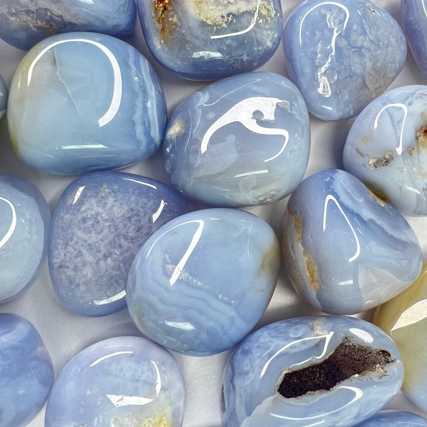 Blue Lace Agate // Tumbled