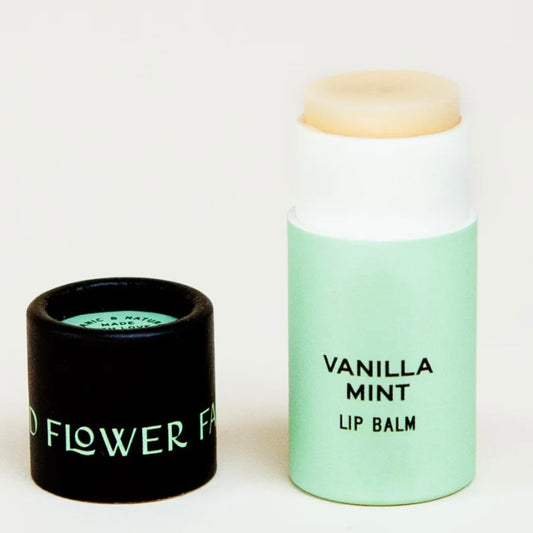 Vanilla Mint Lip Balm // Good Flower Farm