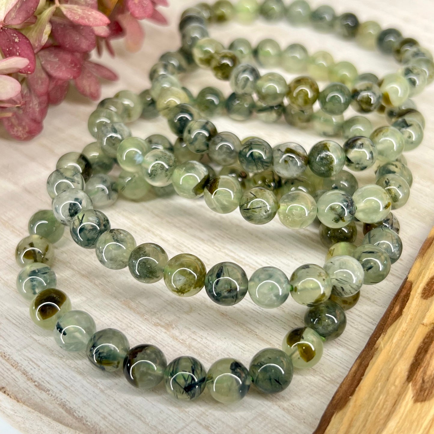 Prehnite // 8mm // Bracelets