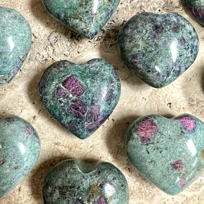 Ruby Fuchsite // Heart