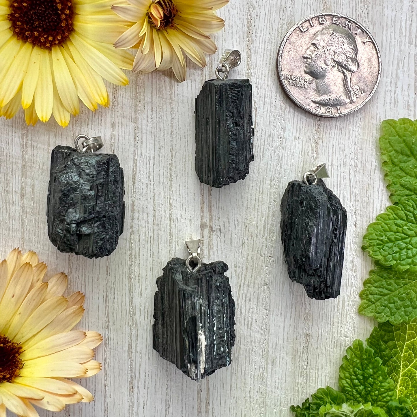 Tourmaline // Black // Rough // Pendant