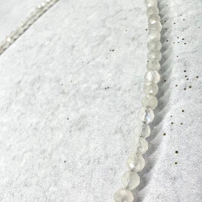 Moonstone // White // Necklace // 17”