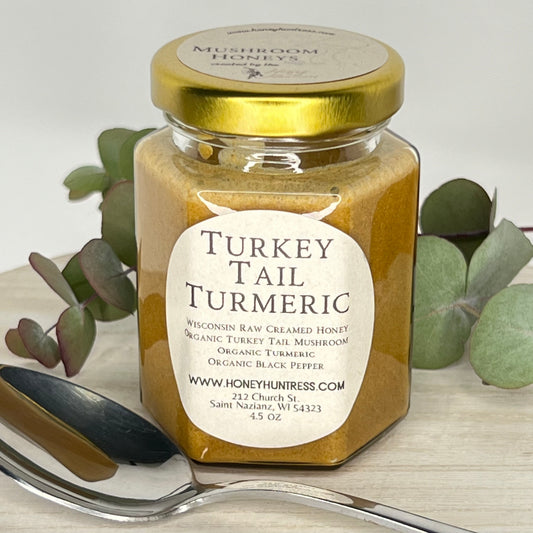 Turkey Tail Turmeric Honey // Mushroom Honeys // Honey Hunteress