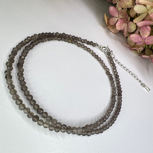 Quartz // Smokey // Necklace // 17”