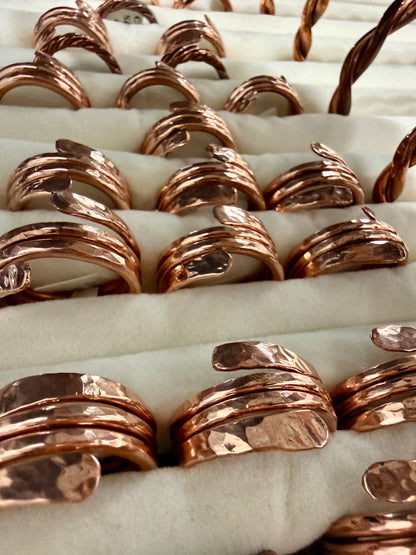Pure Copper // Spiral // Ring