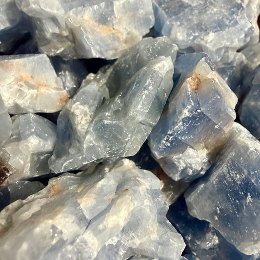 Blue Calcite // Rough