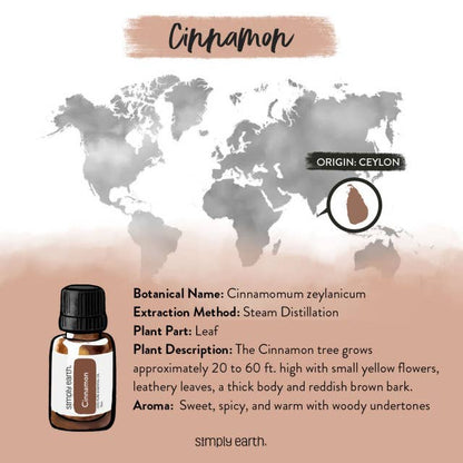 Organic Cinnamon Leaf Essential Oil 15ml