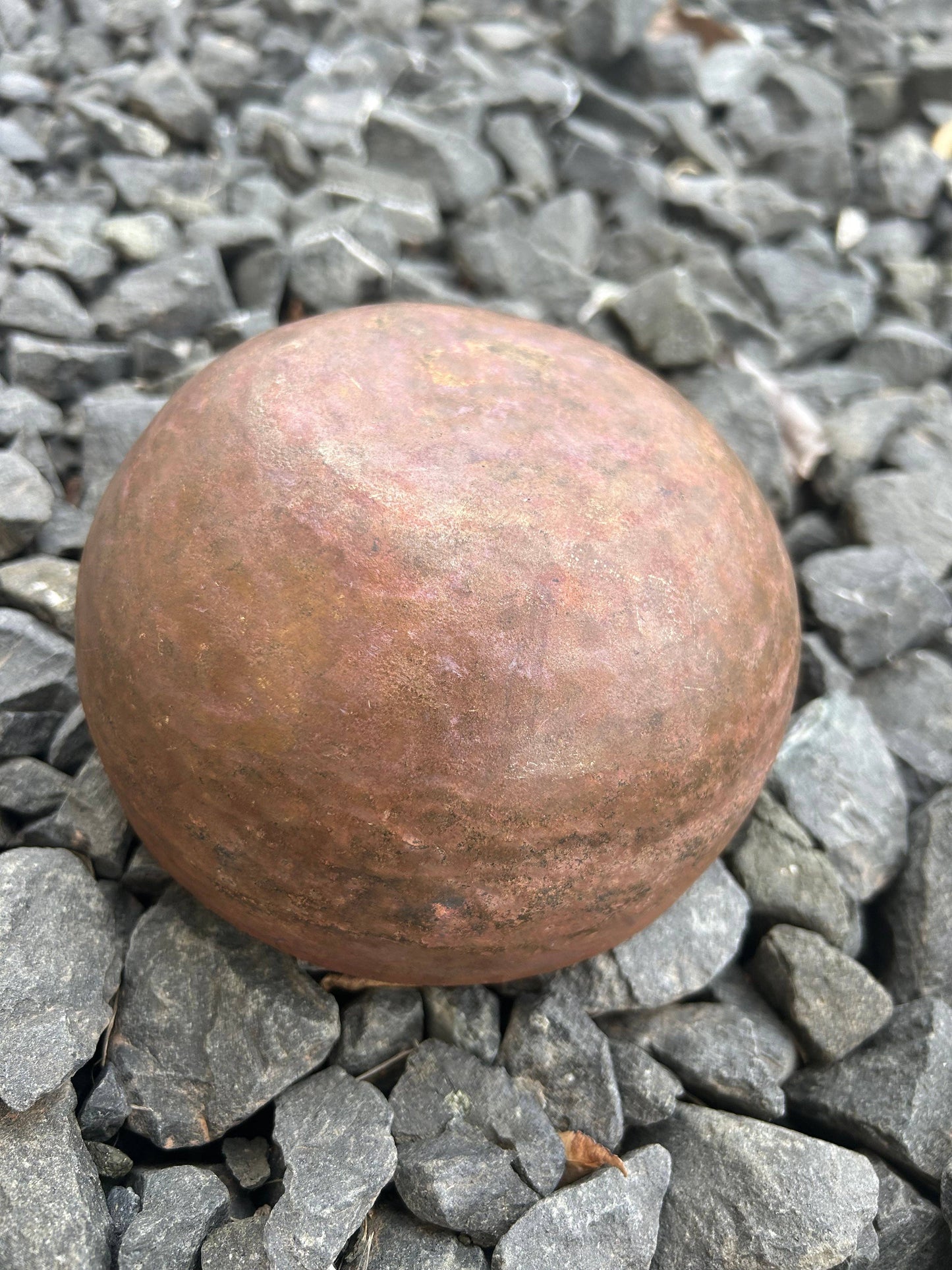 AfterGlow Twice Fired Bronze // Singing Bowl // 6.25"