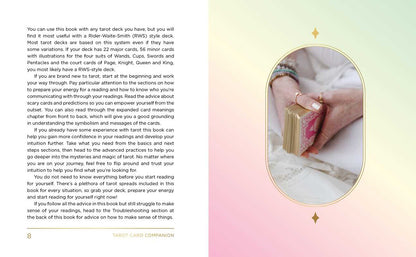 Tarot Card Companion by Victoria Maxwell: Hardcover; 304 pages / English - SolRising The Rock Shop
