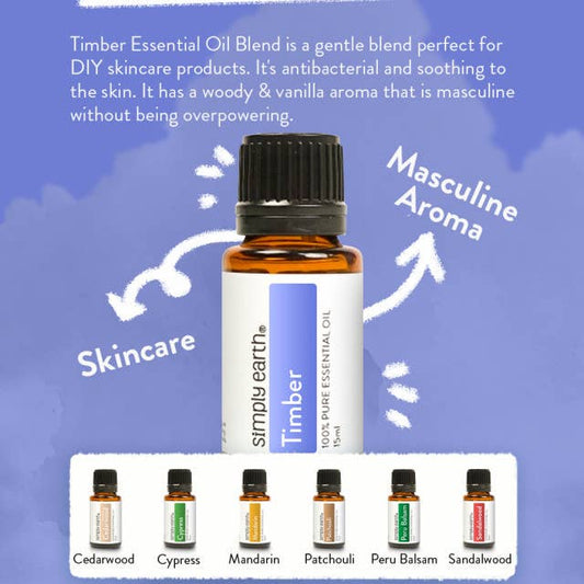 Timber // Essential Oil Blend 15ml