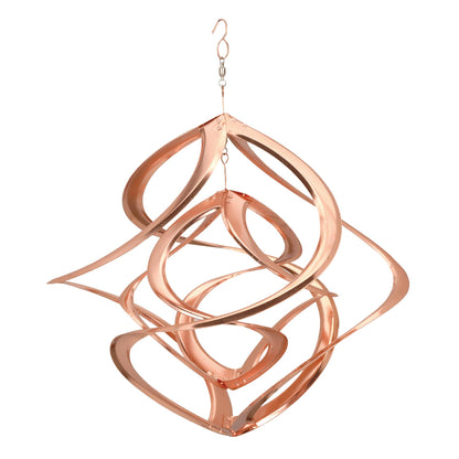 Copper Cosmix // Double Helix Garden Spinner // 14”