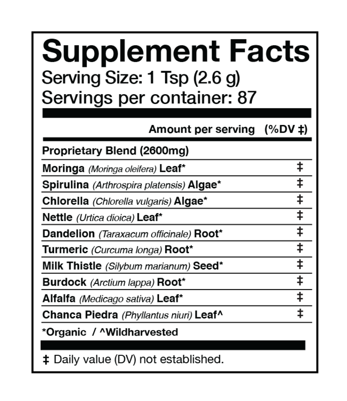 Liver Vitality Greens | Daily Cleansing Powder*: 4 oz