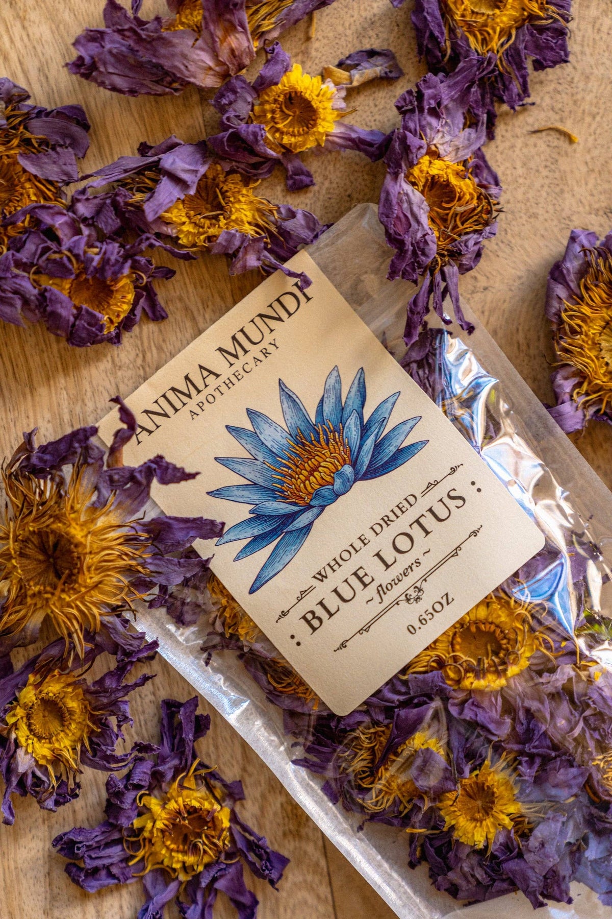 WHOLE BLUE FLOWERS | Blossoms of Intuition* - SolRising The Rock Shop
