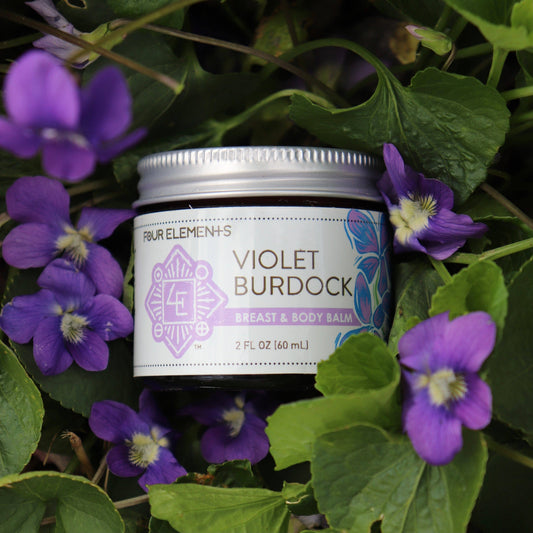 Violet Burdock Breast and Body Balm - 2 oz