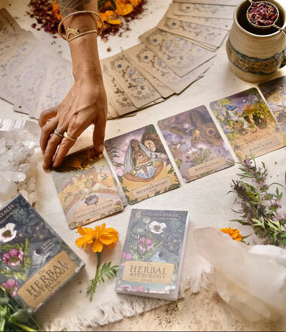 Herbal Astrology Oracle // 55-Card Deck + Guidebook