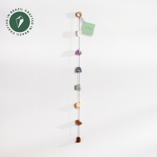 Chakra Crystal // Wall Hanging // Crafted in Brazil
