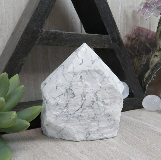 Crystal Howlite // Polished Points // Large