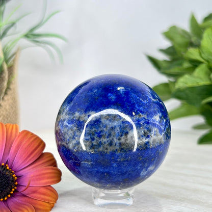 Lapis Lazuli // Pyrite Inclusions // Sphere