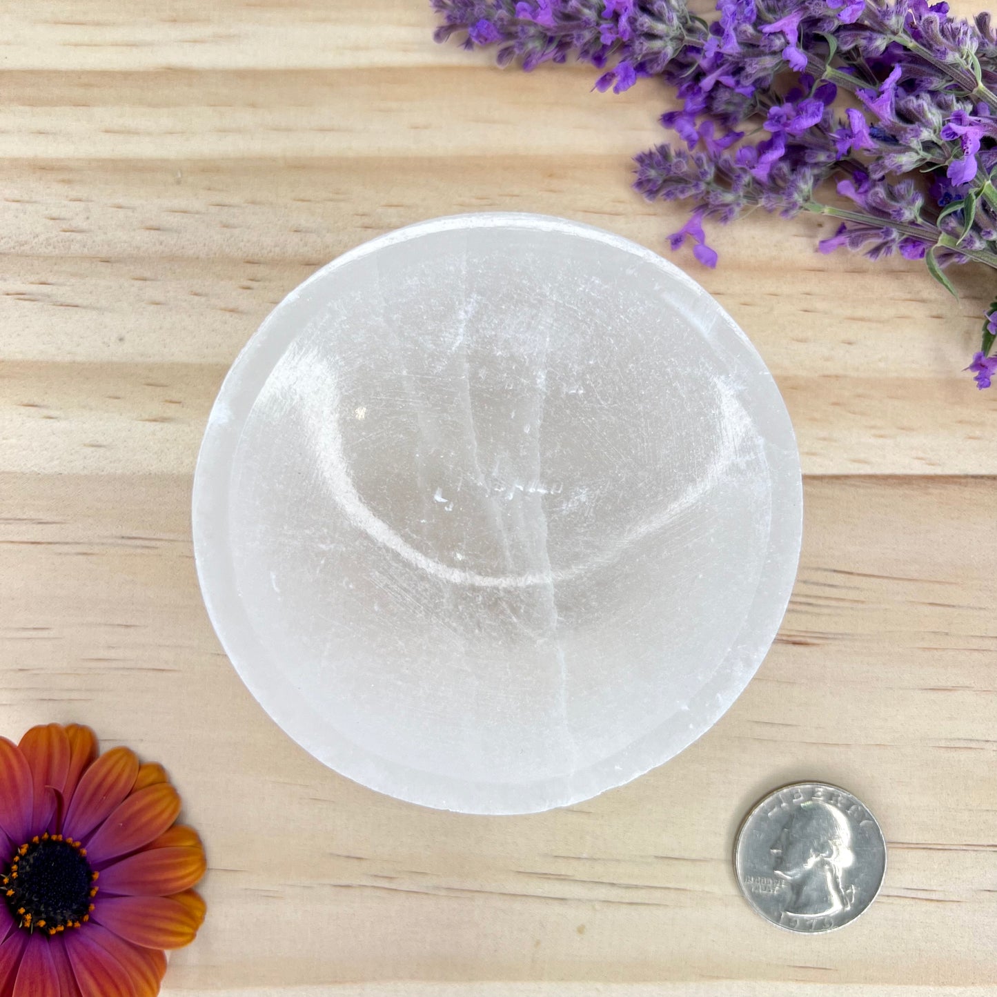 Selenite // Circle Dish // Accessory