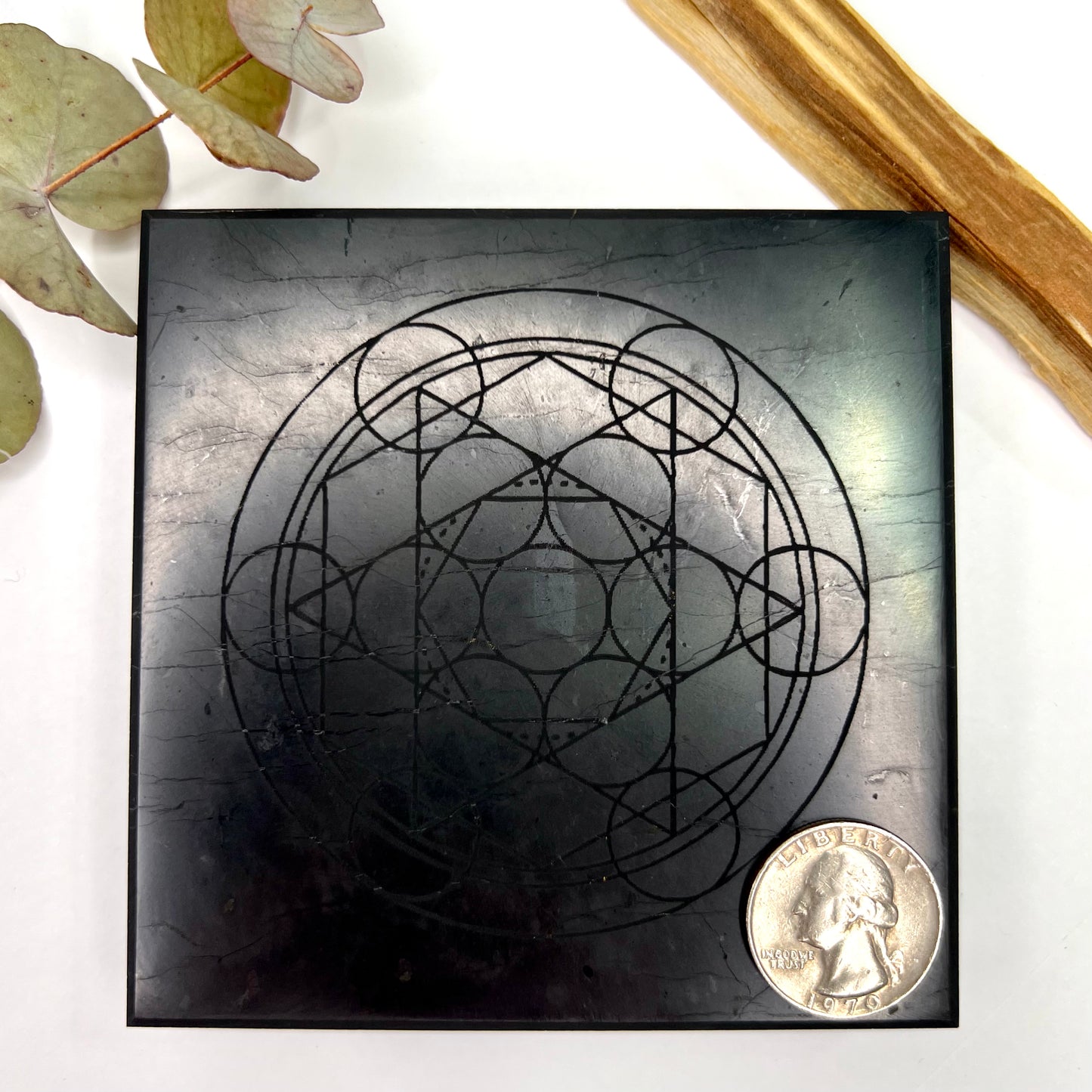 Shungite // Metatron // Tiles // Coasters