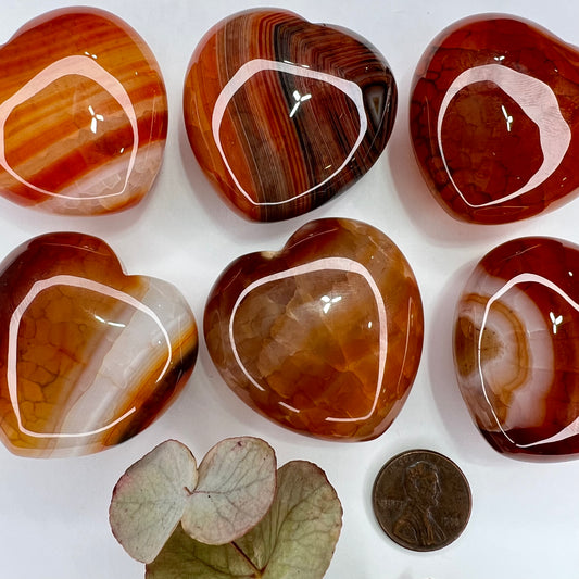Fire Agate // Heart