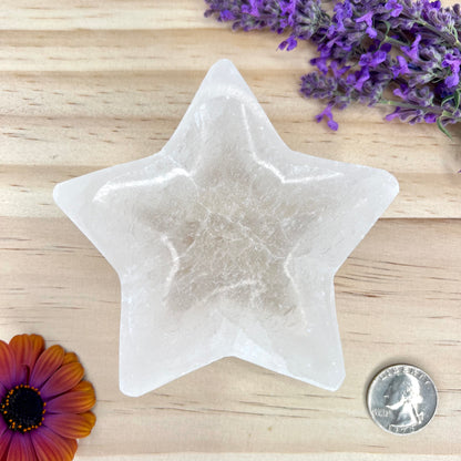 Selenite // Star Dish // Accessory