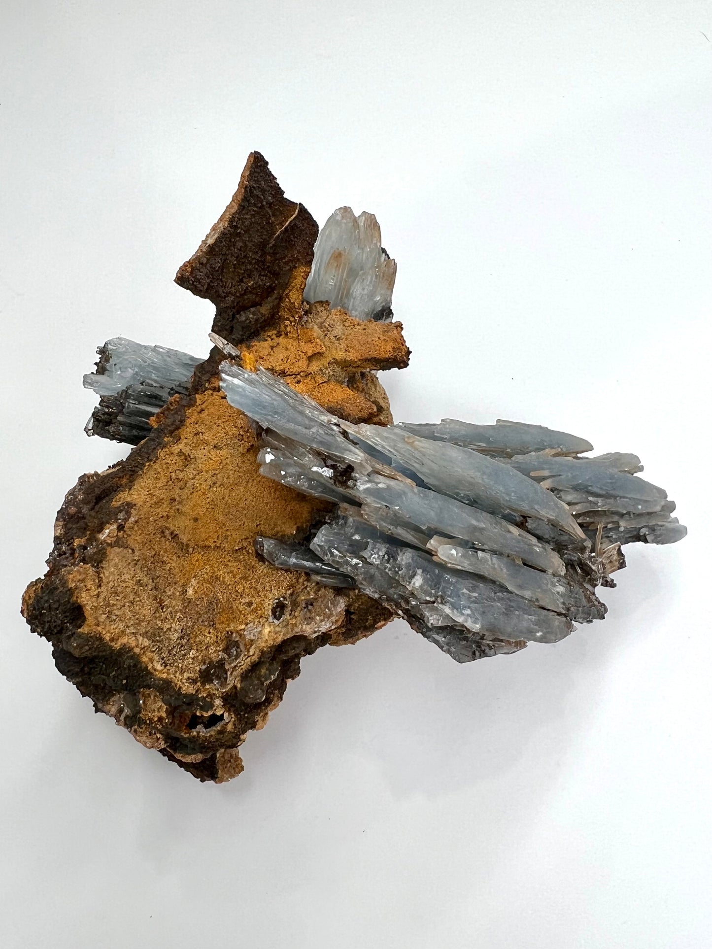 Blue Barite // Natural Mineral // Rough // In Matrix