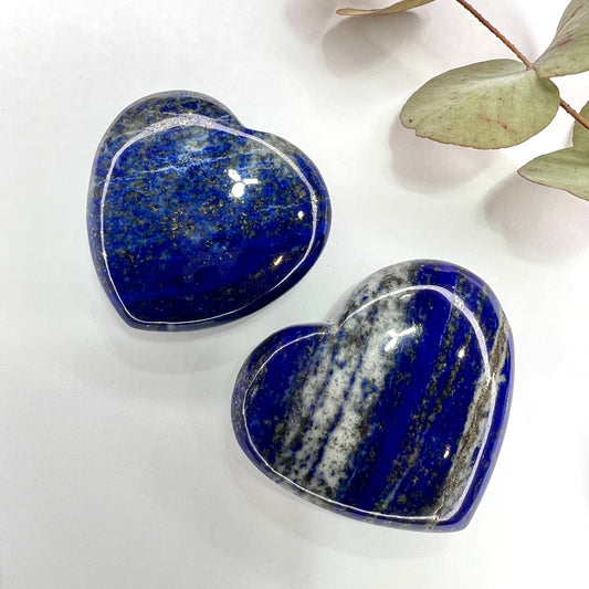 Lapis Lazuli // Pyrite Inclusions // Heart // Shape