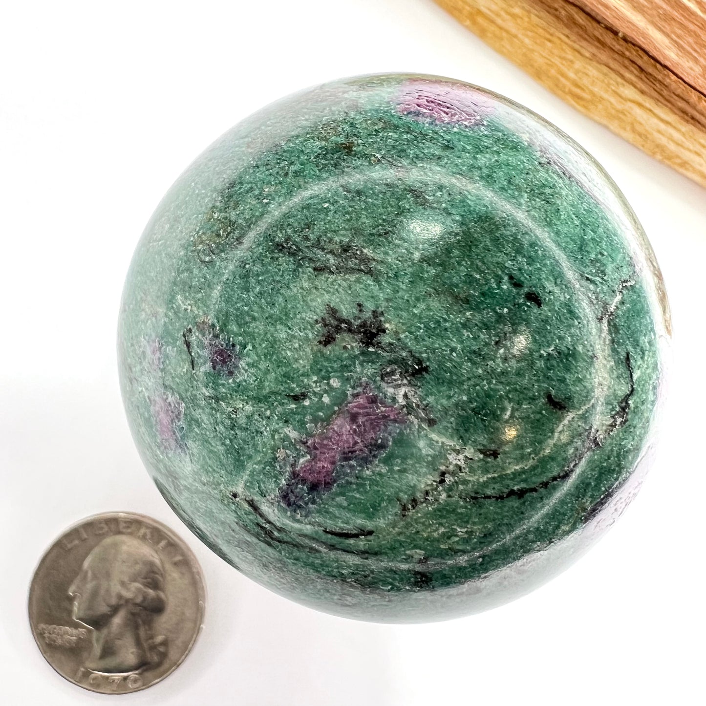 Ruby Fuchsite // Sphere