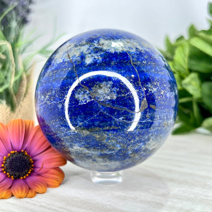 Lapis Lazuli // Pyrite Inclusions // Sphere