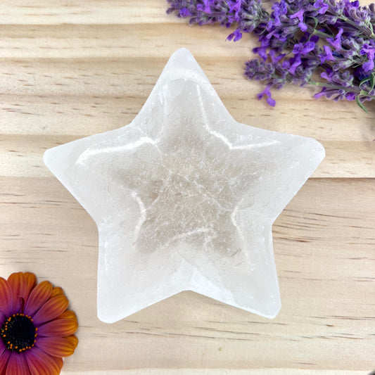 Selenite // Star Dish // Accessory