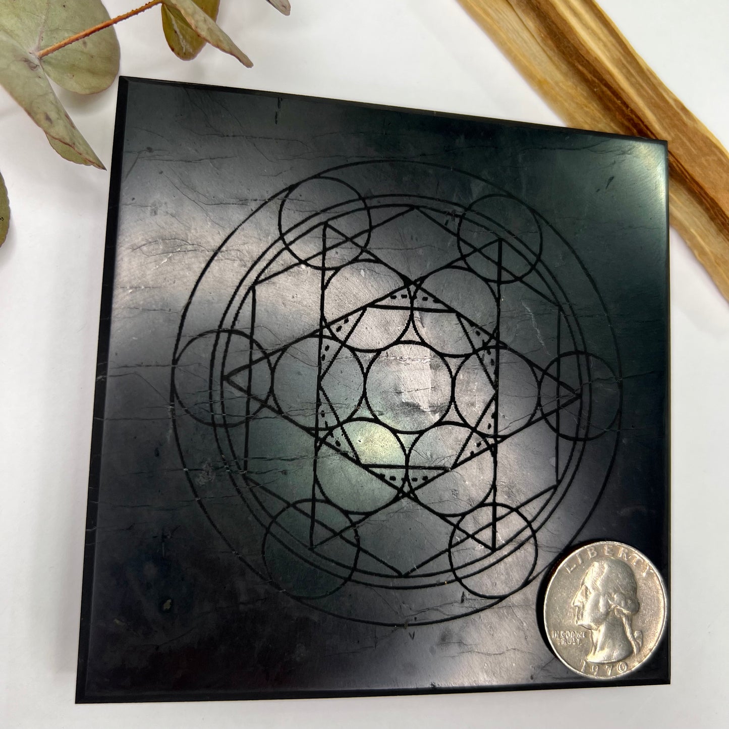 Shungite // Metatron // Tiles // Coasters