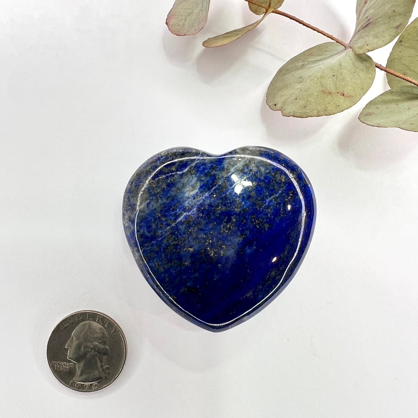 Lapis Lazuli // Pyrite Inclusions // Heart // Shape