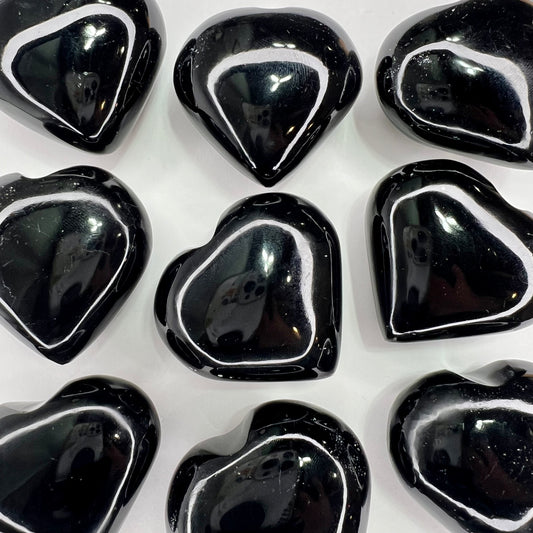Obsidian // Black // Heart // Shape