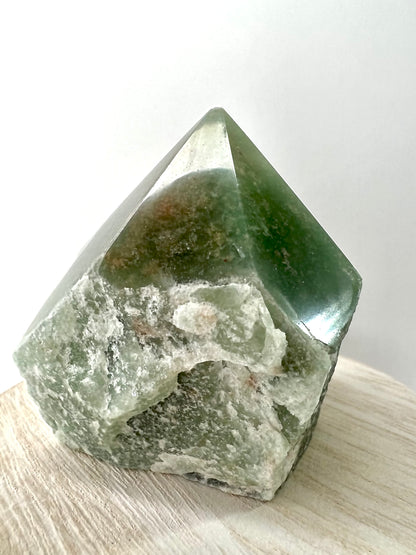 Aventurine // Green // Rough w/ Polished Point