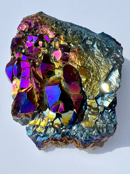 Titanium Aura Quartz - Cluster