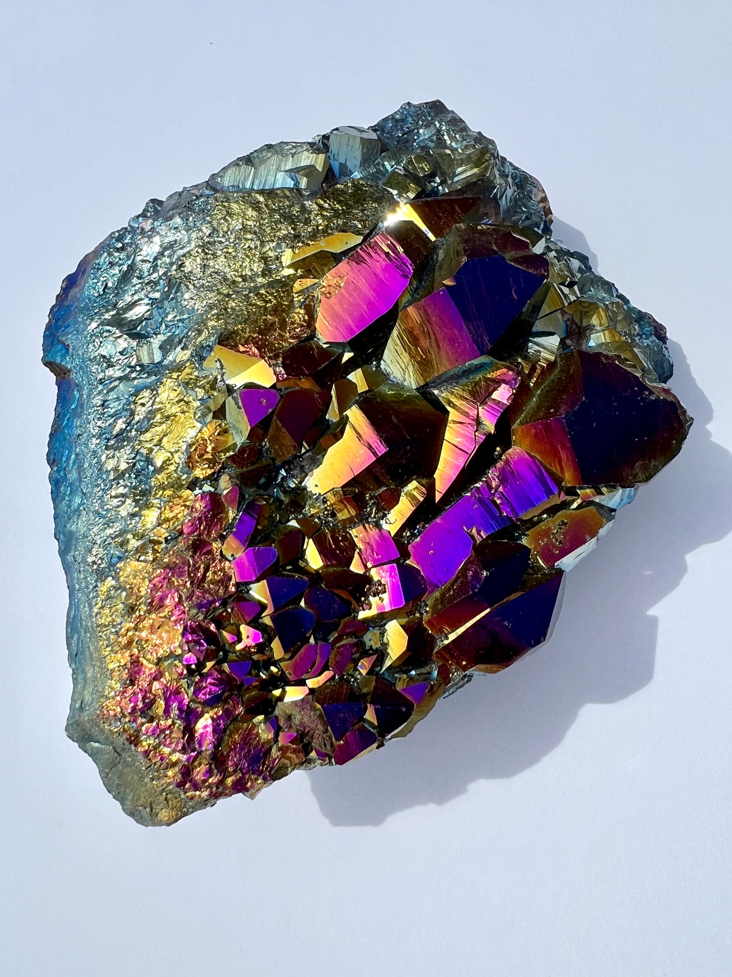 Titanium Aura Quartz - Cluster