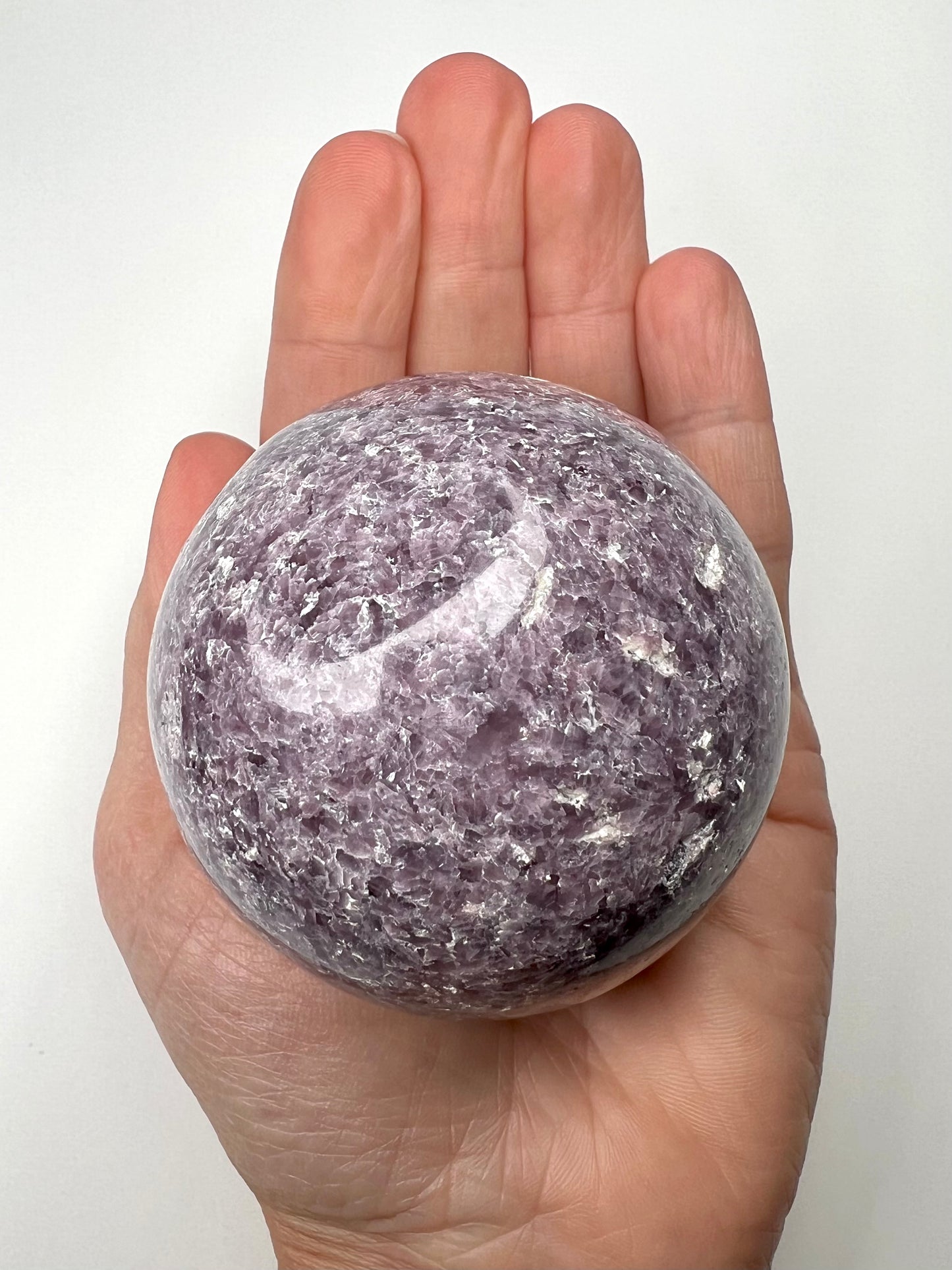 Lepidolite // Sphere