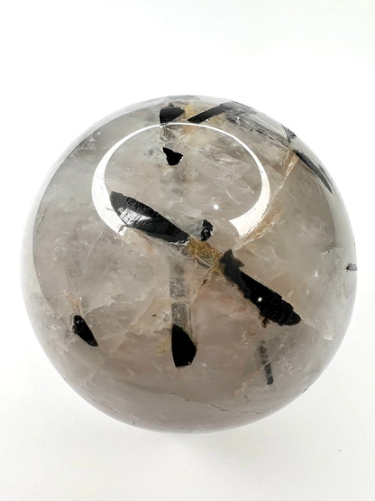 Tourmaline // Quartz // Sphere